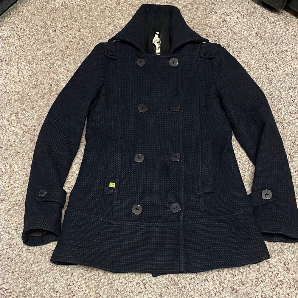 Soia & kyo Women's black Navy check Peacoat
